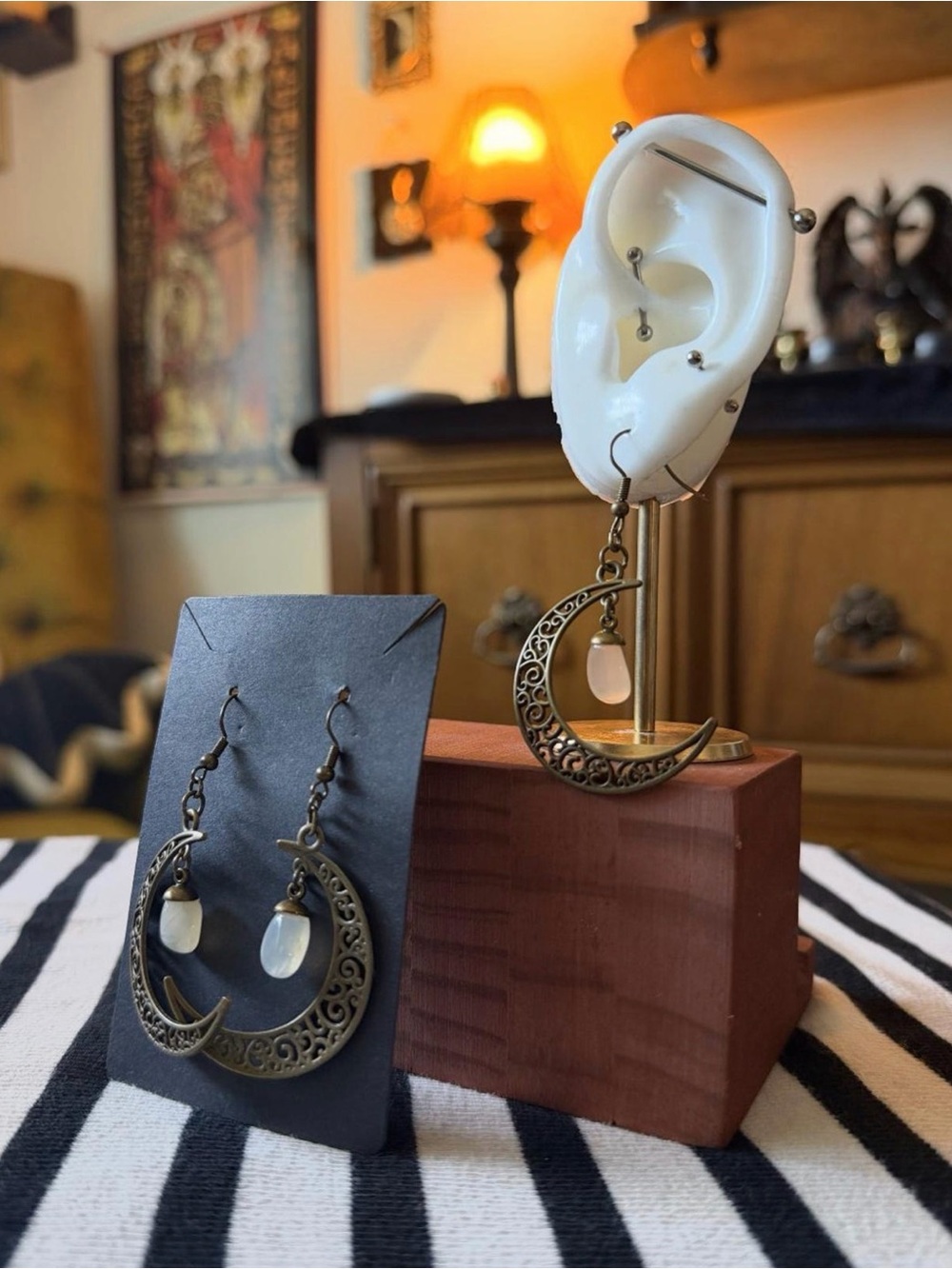Handmade Moonstone Earrings